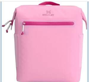 NEW! Stanley All Day Madeleine Midi Backpack Cooler 20-Can 14.8QT Peony Pink
